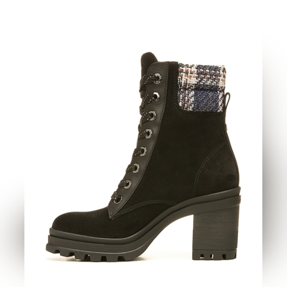 NWOT Veronica Beard Westport Water Resistant Black Suede Boots - Size 10 - Picture 12 of 14